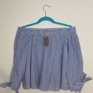 Off Shoulder Bow sleeve